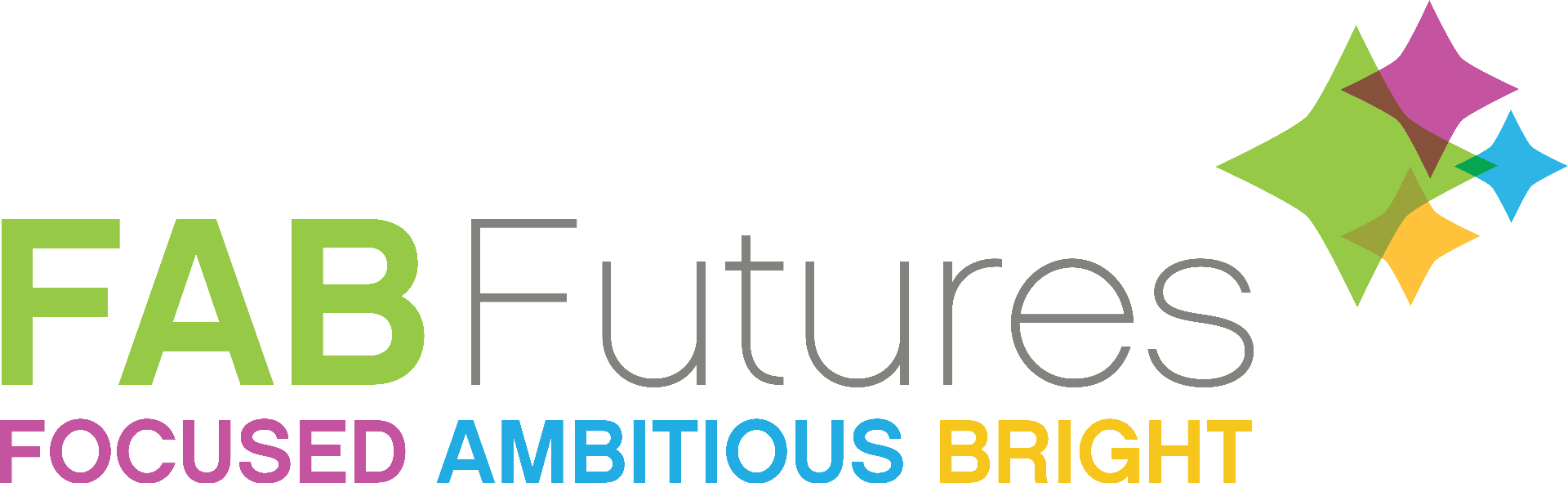 FAB Futures, FOCUSED AMBITIOUS BRIGHT Logo